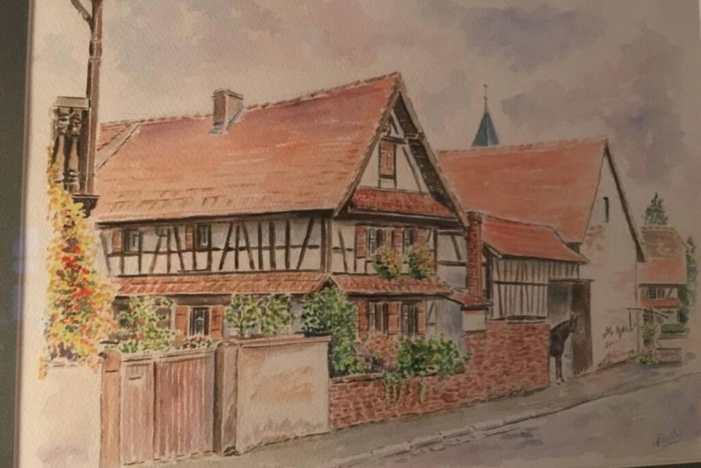 Gite Alsacien Eckwersheim Exterior foto